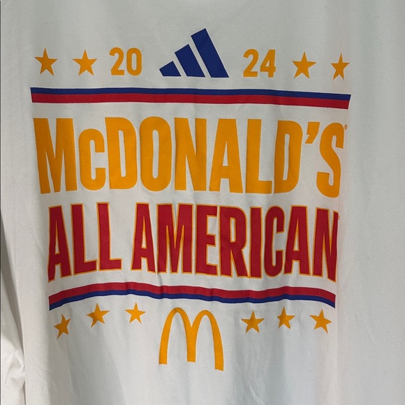 Adidas 2024 McDonald’s 〽️ All-American long sleeve shirt… - Picture 5 of 7